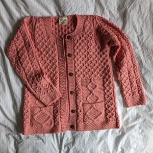 Aran textured cardigan, XS
